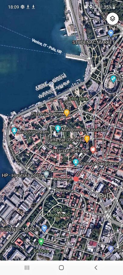 Antique Center Pula Apartment Екстериор снимка